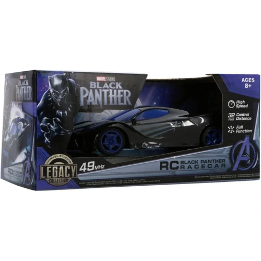 Marvel Studios Black Panther RC Race Car Remote Control For Kids‎ 49MHz Ages 8+